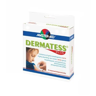Dermatess Plus Master-Aid Стерильні компреси Master-Aid Стерильні компреси, 5x9 см, 12 шт, Pietrasanta Pharma