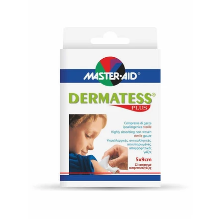 Dermatess Plus Master-Aid Стерильні компреси Master-Aid Стерильні компреси, 5x9 см, 12 шт, Pietrasanta Pharma: ціни та характеристики