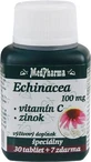 MedPharma ЕХІНАЦЕЯ 100МГ, ВІТАМІН С, ЦИНК 1×37 таблеток, дієтична добавка