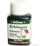 MedPharma ЕХІНАЦЕЯ 100МГ, ВІТАМІН С, ЦИНК 1×37 таблеток, дієтична добавка: ціни та характеристики