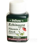 MedPharma ЕХІНАЦЕЯ 100МГ, ВІТАМІН С, ЦИНК 1×37 таблеток, дієтична добавка: ціни та характеристики