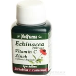 MedPharma ЕХІНАЦЕЯ 100МГ, ВІТАМІН С, ЦИНК 1×37 таблеток, дієтична добавка: ціни та характеристики