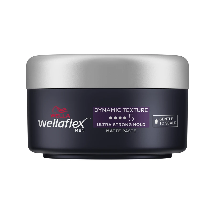 Wella Wellaflex Men, Матовая восковая паста для стайлинга, ультрасильная фиксация, 75 мл: цены и характеристики