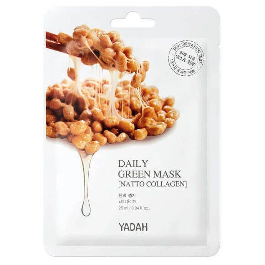 Натто коллагеновая маска для лица Daily Green, 25 мл, Yadah: цены и характеристики