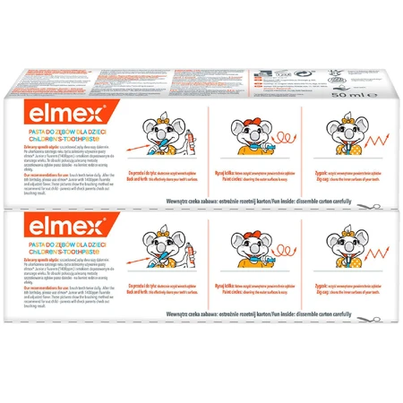 Elmex, зубная паста для детей, 0-6 лет, 2 x 50 мл: цены и характеристики