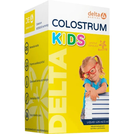 Delta Colostrum Kids, ванильный вкус 125 мл: цены и характеристики
