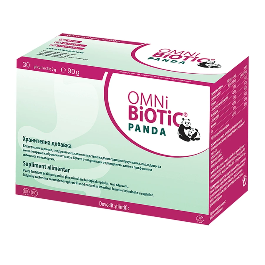 Омні-біотик Панда Allergosan Institute OmniBiotic Panda, 30 пакетиків: ціни та характеристики