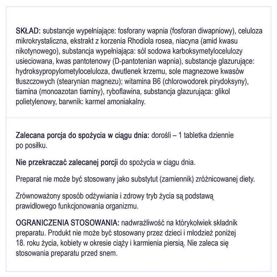 Naturell Родіола + B, 60 таблеток: ціни та характеристики