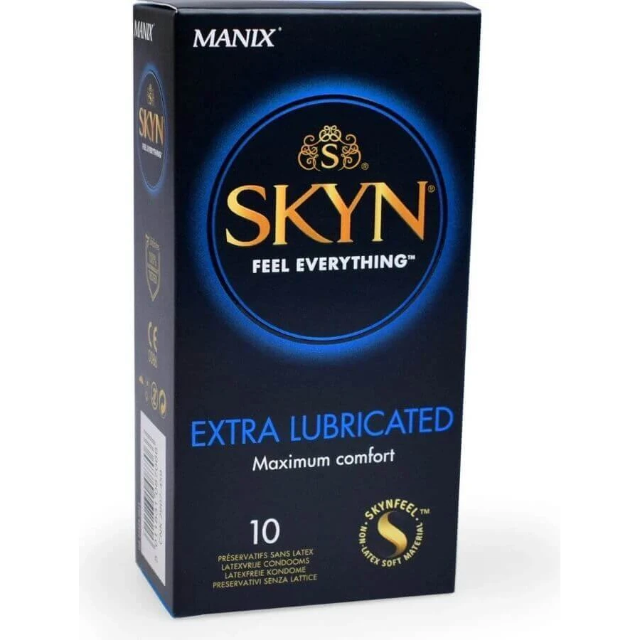 Презервативи Manix Skyn Extra Lubricated 1×10 шт, презервативи: ціни та характеристики