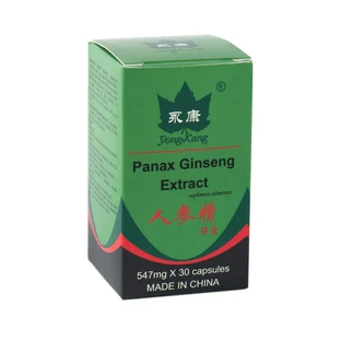 Екстракт женьшеню Panax, 30 капсул, Yongkang International Китай