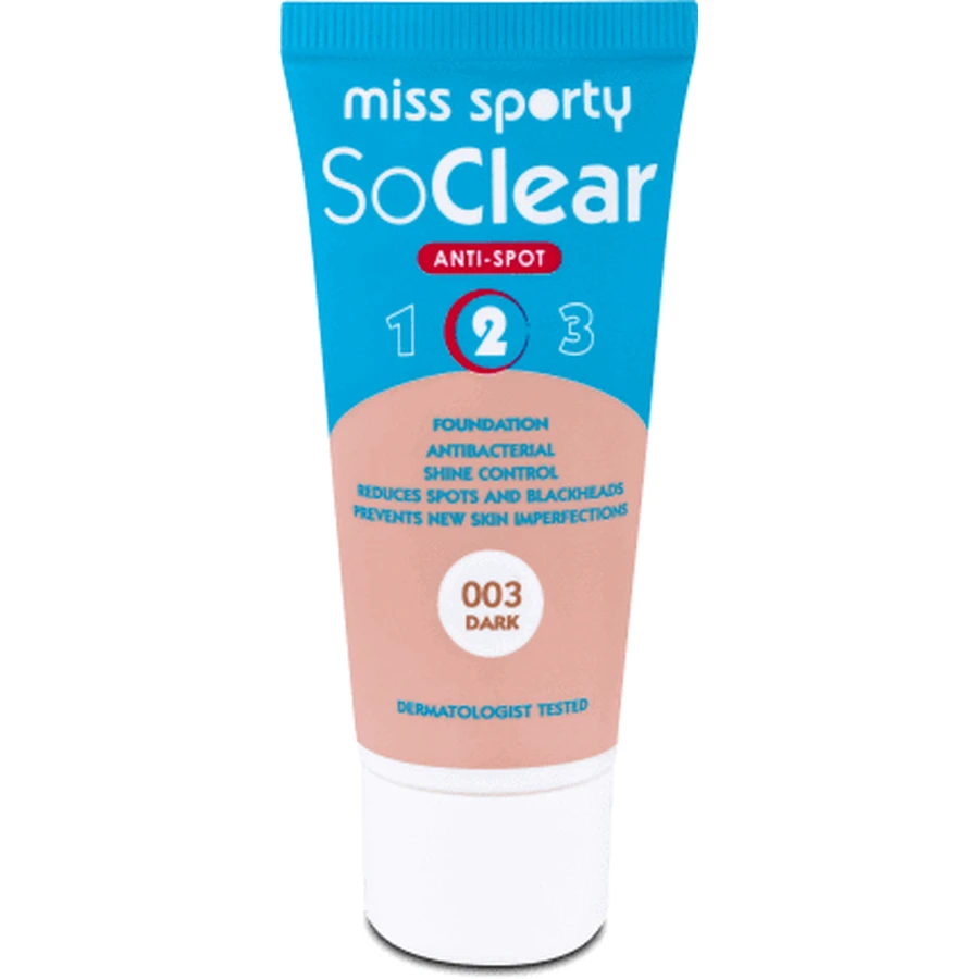 Miss Sporty So Clear Foundation 003 Dark, 30 шт.: цены и характеристики