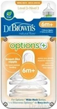 Dr.BROWN'S OPTIONS+ LEVEL 3 1×2, широкий вырез, силикон, 6M+