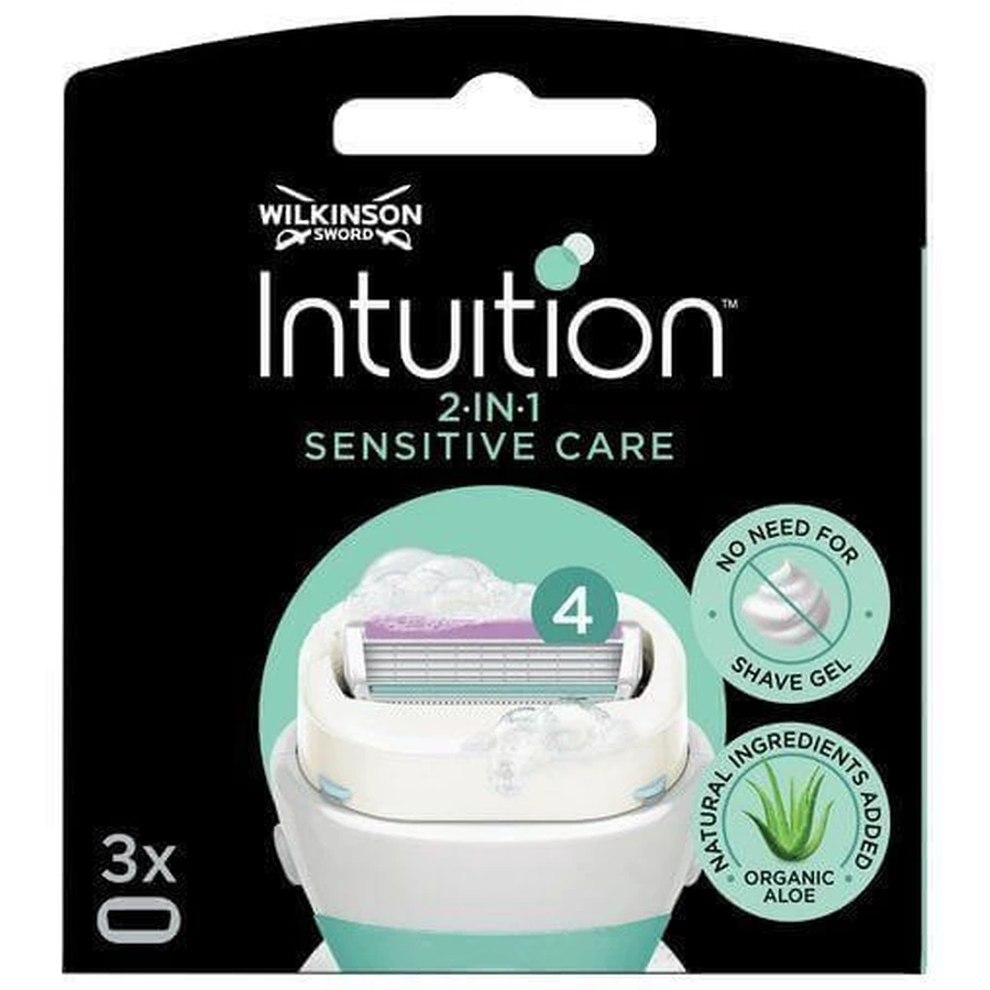Змінні головки Wilkinson Sword Intuition для чутливого догляду 3 шт.: ціни та характеристики