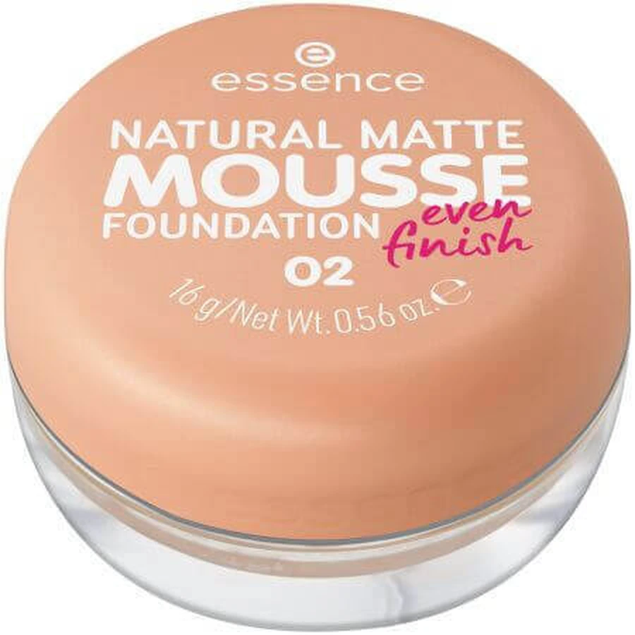 Тональний матовий мус, 02, 16 г, Essence, Natural Matte Matte Mousse, 16 г, Essence: ціни та характеристики