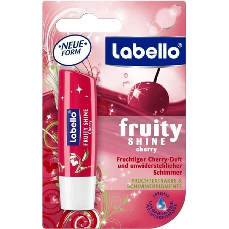 Labello CHERRY SHINE 4×8 г, тонированный бальзам для губ: цены и характеристики