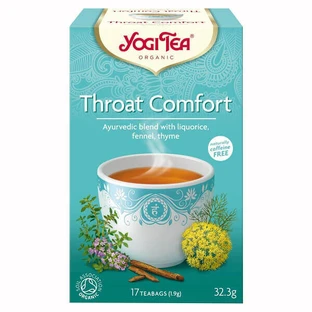 Yogi Tea Organic Throat Comfort, чай для горла, 1,9 г х 17 пакетиків
