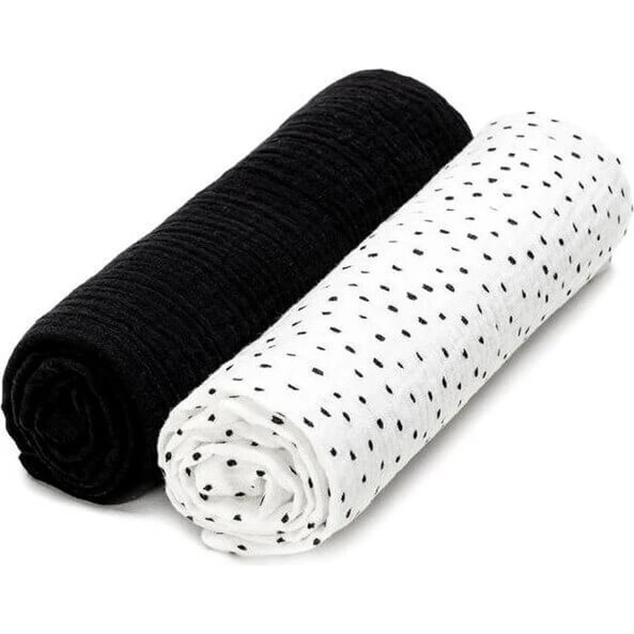 T-TOMI BIO Muellin Diapers Dots 1×2 шт, muellin diapers: цены и характеристики