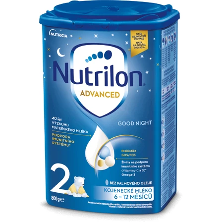 Nutrilon 2 Good Night последующая порошковая формула для хорошего ночного сна. 6 x 800 г: цены и характеристики