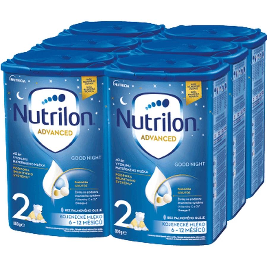 Nutrilon 2 Good Night последующая порошковая формула для хорошего ночного сна. 6 x 800 г: цены и характеристики