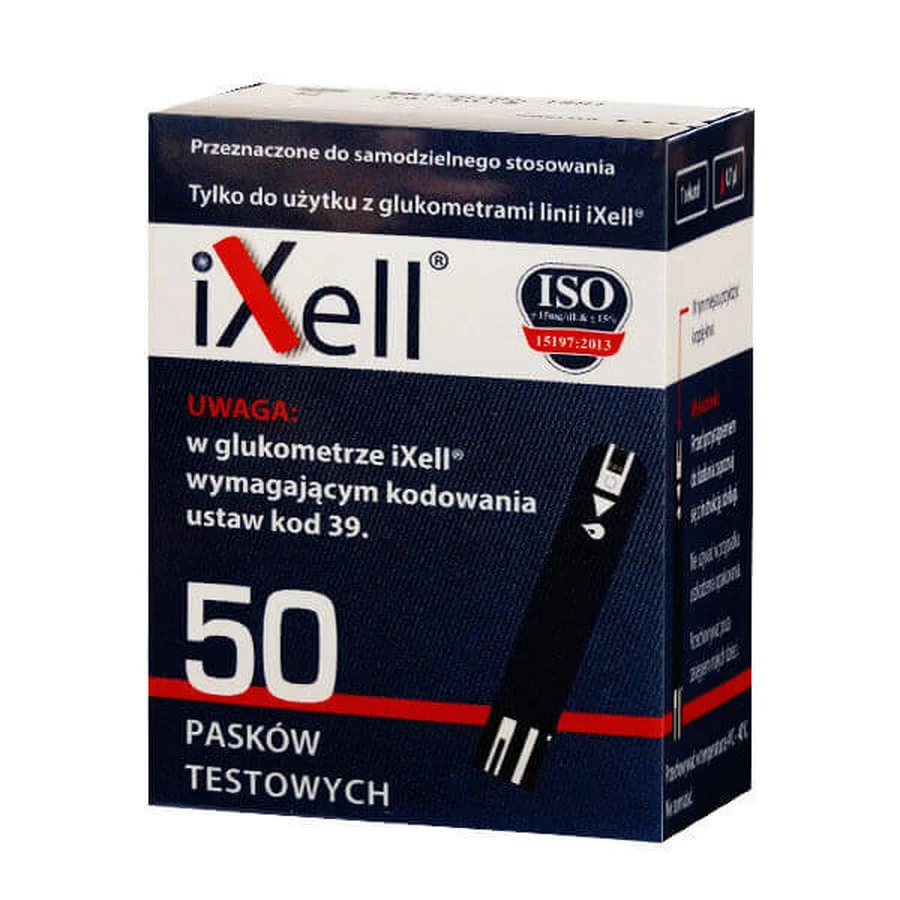 Тест-полоски для глюкометра iXell, 50 шт: цены и характеристики