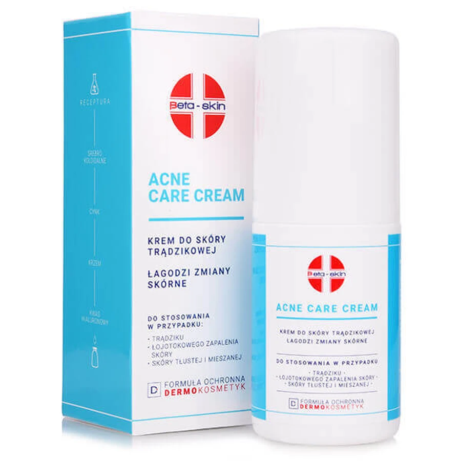 Крем для лица Beta-Skin Acne Care Cream, 75 мл: цены и характеристики