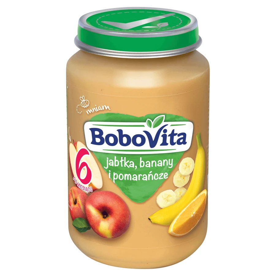 BoboVita Десерт, яблука, банани та апельсини, після 6 місяців, 190 г: ціни та характеристики