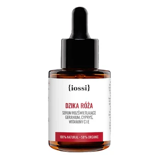 Iossi Wild Rose, освітлююча сироватка, герань, кипарис, вітаміни С і Е, 30 мл
