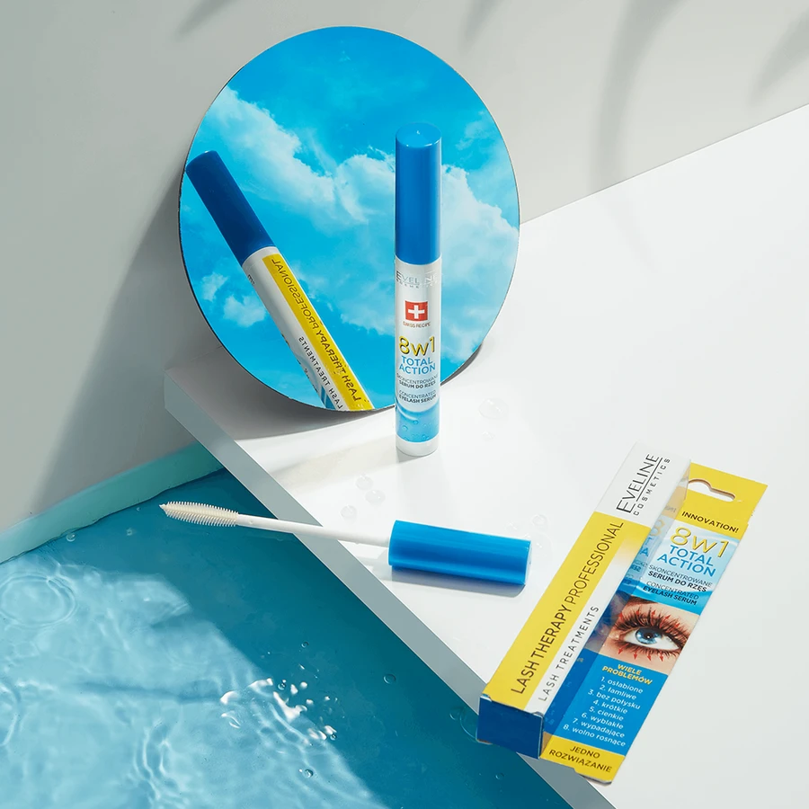 Eveline Cosmetics Total Action Сыворотка для ресниц 8 в 1, 10 мл: цены и характеристики