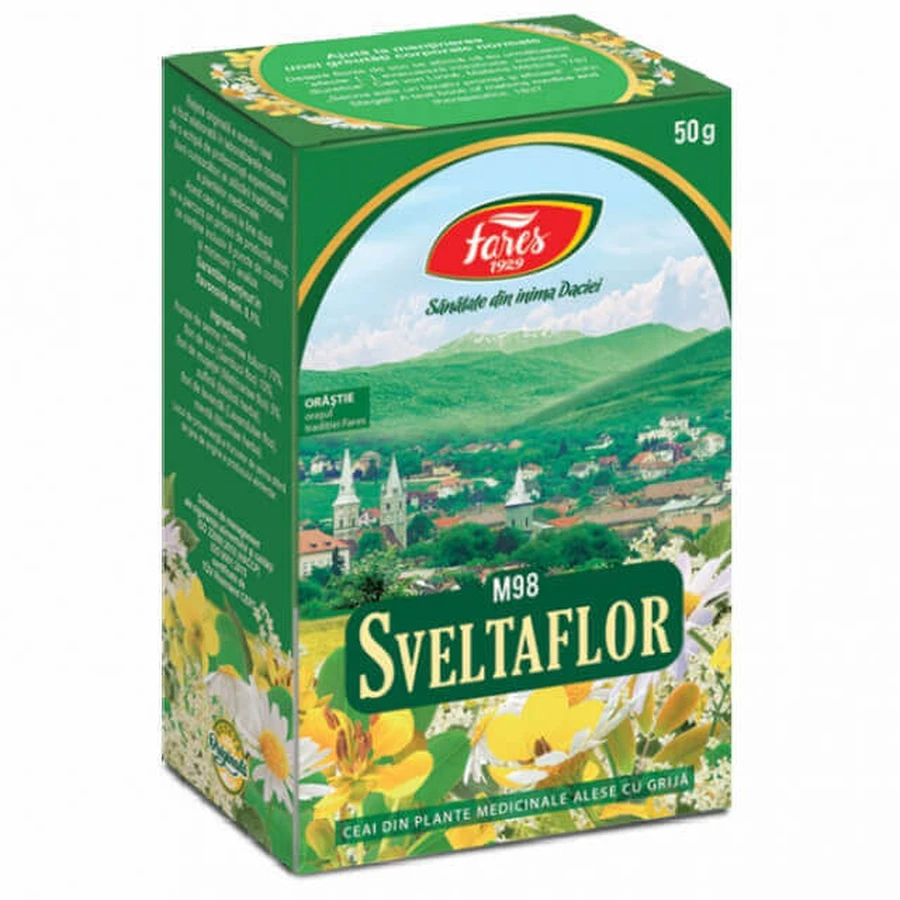 Фиточай Fares Sveltaflor М98 для похудения, 50 г: цены и характеристики