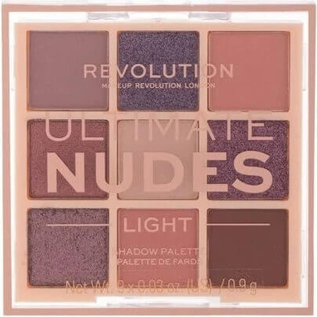 Revolution, Ultimate Nudes Medium, палетка тіней для повік 1×0,90 г, палетка тіней: ціни та характеристики