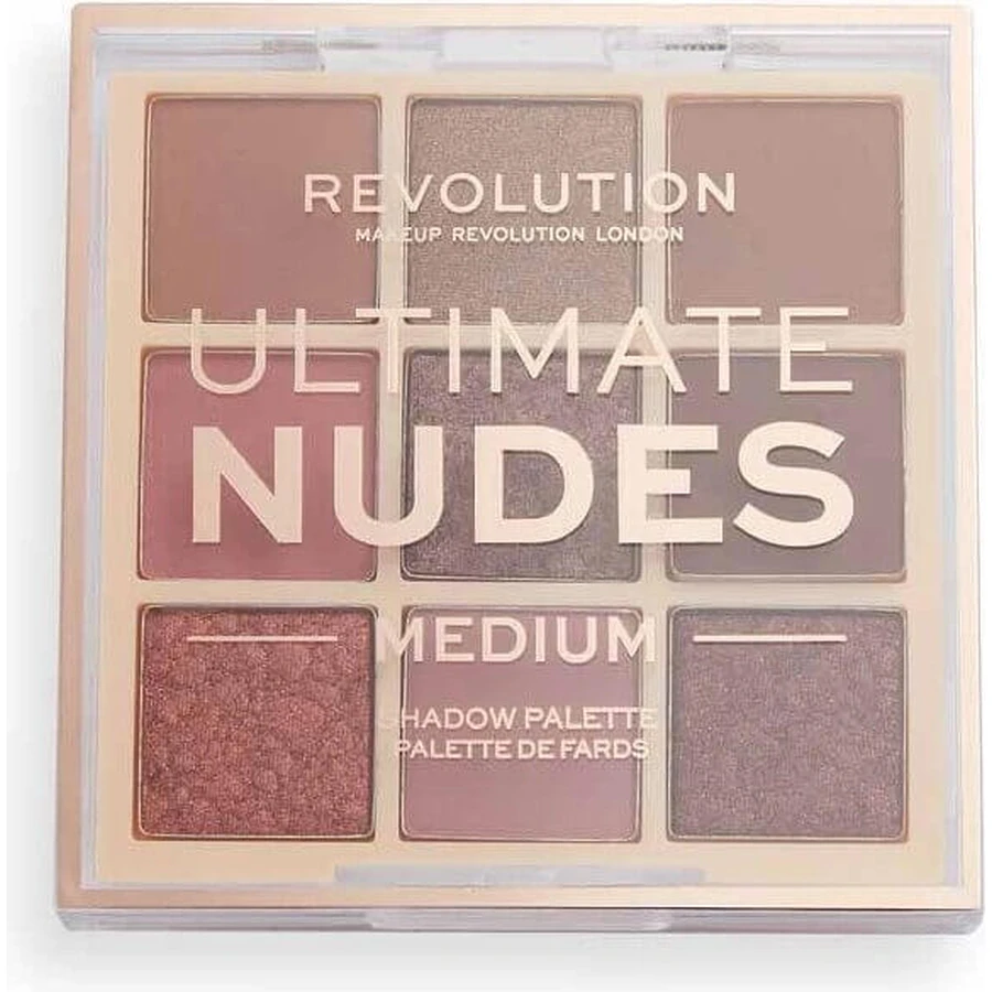 Revolution, Ultimate Nudes Medium, палетка тіней для повік 1×0,90 г, палетка тіней: ціни та характеристики