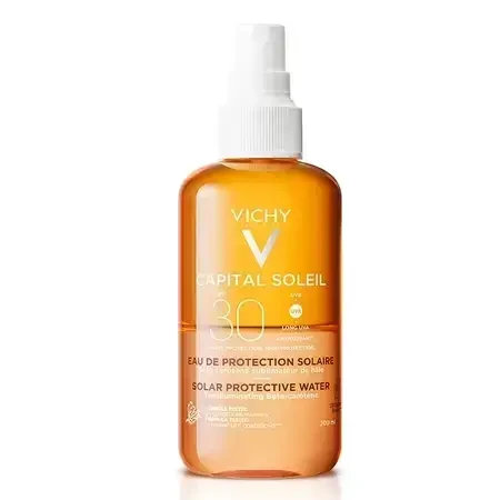Vichy Capital Soleil Бронзирующая солнцезащитная вода с SPF 30+ 200 мл: цены и характеристики