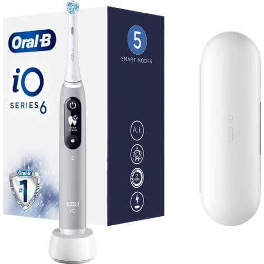 Электрическая зубная щетка Oral-B iO Series 6 Grey Opal: цены и характеристики