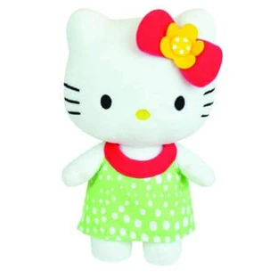 Плюшева іграшка Hello Kitty в зеленій сукні, 0-36 місяців, 20 см, Jemini