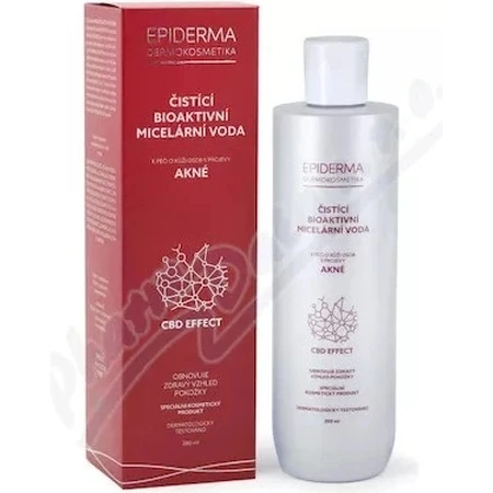 EPIDERMA CBD BIOACTIVE ACNE MICELLAR WATER 1×300 мл, міцелярна вода від акне: ціни та характеристики