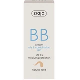 BB-крем с SPF 15 натурального оттенка для жирной и комбинированной кожи, 50 мл, Ziaja