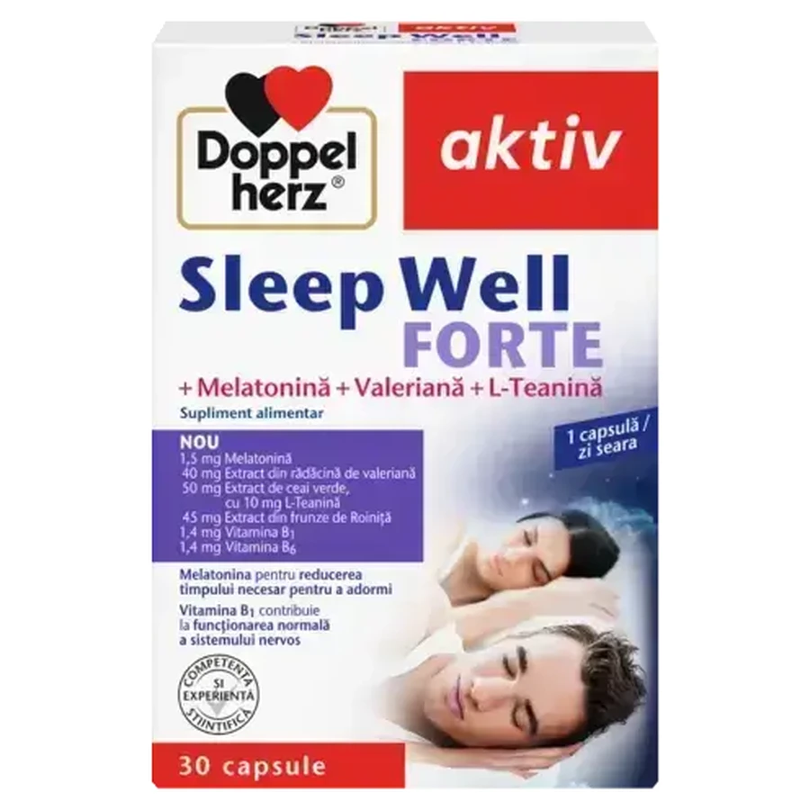 Sleep Well Forte 30 капс, Doppelherz: цены и характеристики