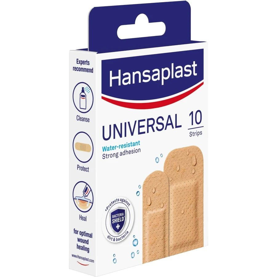 Водонепроникний пластир Hansaplast, універсальний 10 шт: ціни та характеристики