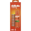 Gillette Fusion5 Бритвена головка для чоловіків 8 шт + Gillette Fusion5 Ultra Sensitive 200 мл 9 шт