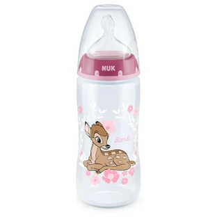Пляшка ПП 300 мл + соска силіконова, 6-18 місяців, First Choice Disney Disney Bambi, Nuk