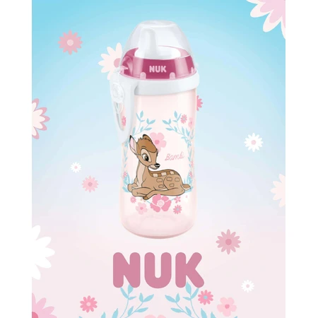 Пляшка ПП 300 мл + соска силіконова, 6-18 місяців, First Choice Disney Disney Bambi, Nuk: ціни та характеристики