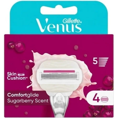 VENUS COMFORTGLIDE SUGARBERRY SHAVING HEADS 4 шт 1×4 шт, сменные бритвенные головки: цены и характеристики