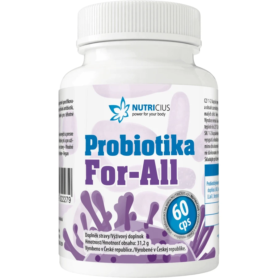 Nutricius Пробиотики For-All 60 капсул: цены и характеристики