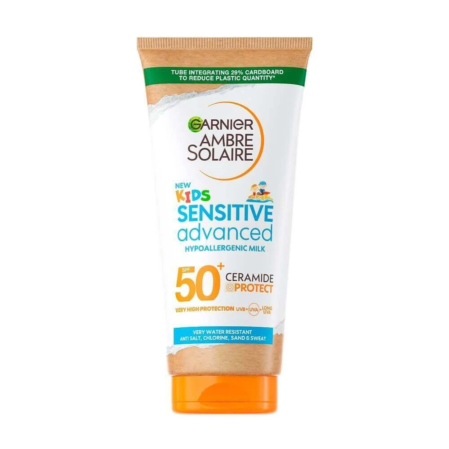 Детский лосьон для тела Sensitive Advanced Ambre Solaire Sensitive Advanced Ambre Solaire, SPF 50+, 175 мл, Garnier: цены и характеристики