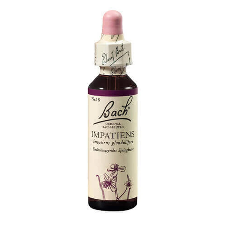 Цветочное средство капли капли капли капли Impatiens Original Bach, 20 мл, Rescue Remedy: цены и характеристики