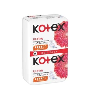 Прокладки вбираючі Ultra Normal, 16 штук, Kotex