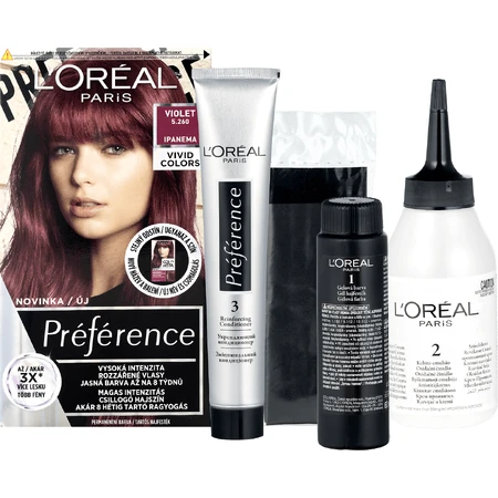 L'Oréal Paris Préférence Vivid Colors перманентная краска для волос 5.260 Ipanema 150 мл: цены и характеристики