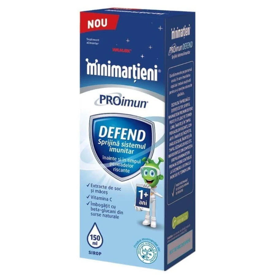 Марсианчики ПРОиммун Защита Walmark Minimarieni PROimun DEFEND, сироп, 150 мл: цены и характеристики
