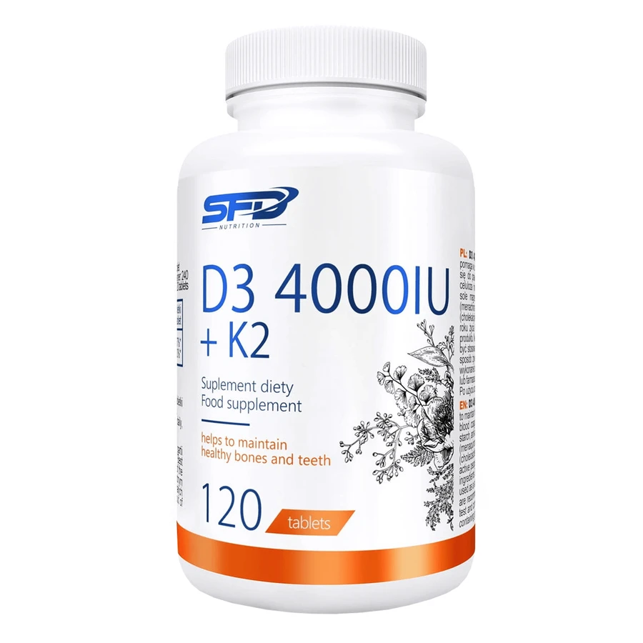 SFD D3 4000IU + K2, 120 таблеток: цены и характеристики