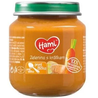 Hami Starter Овощи с кроликом первая лийка, 1 x 125 г